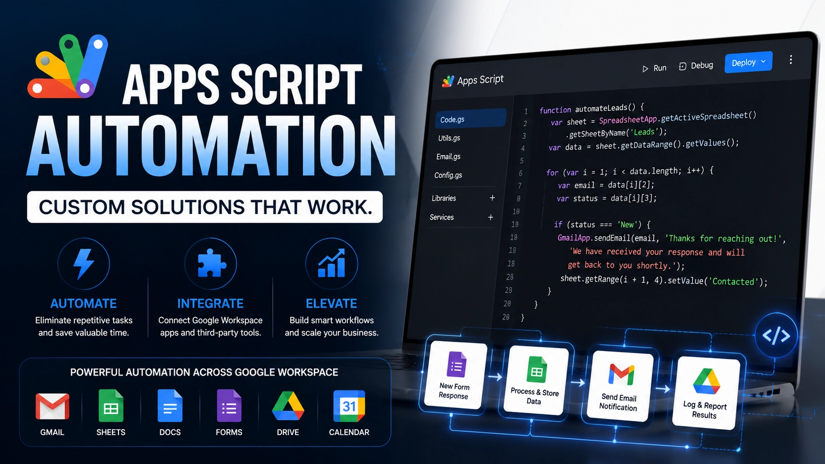 Google Apps Script Dashboard Analytics