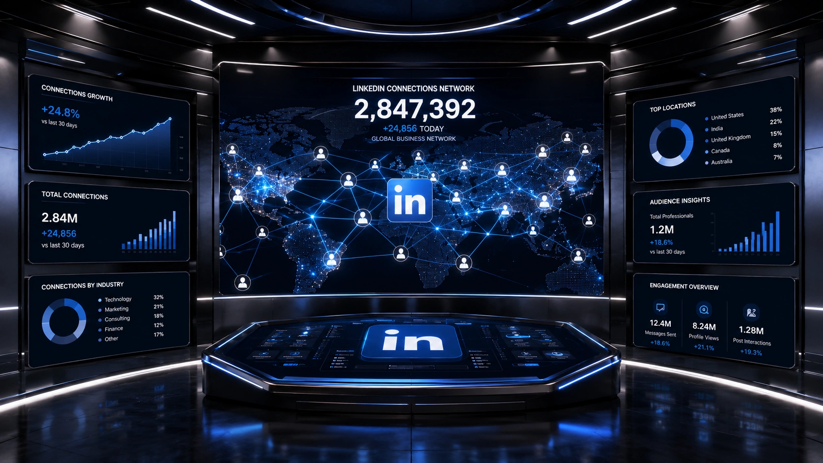 Linkedin Ads Management Dashboard Analytics