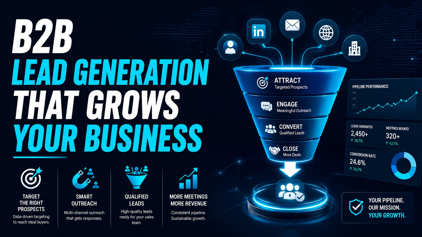 Linkedin Lead Generation Dashboard Analytics