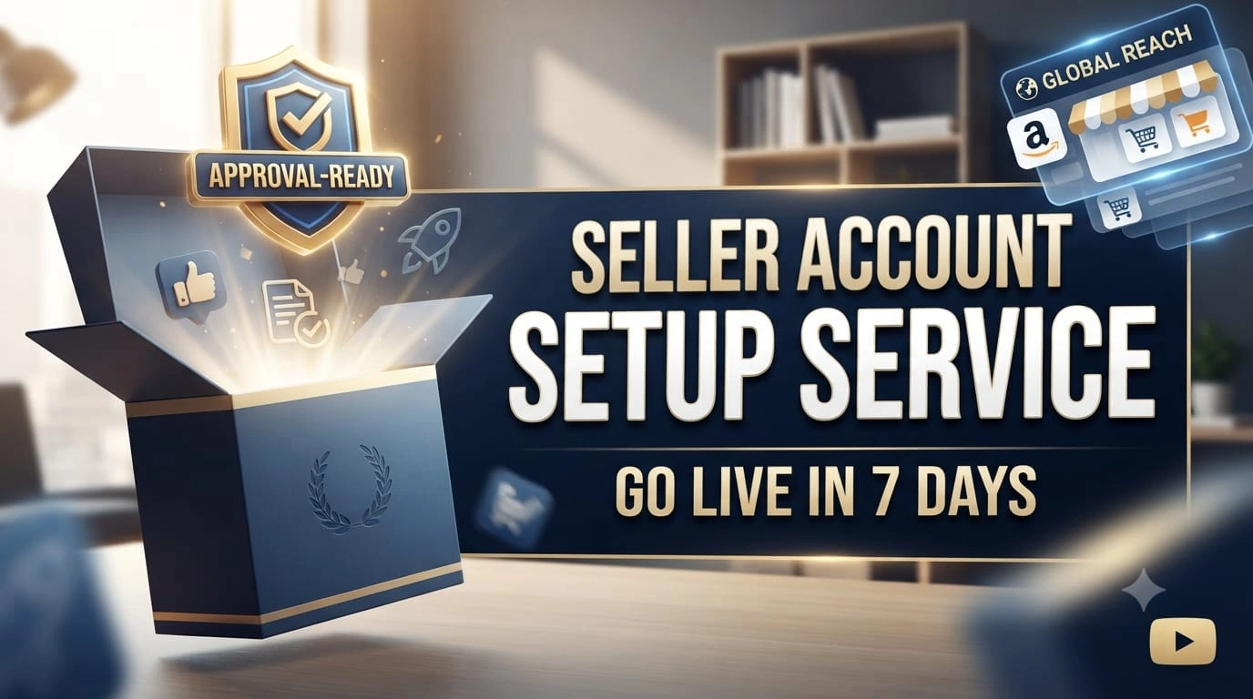 Seller Account Setup Dashboard Analytics