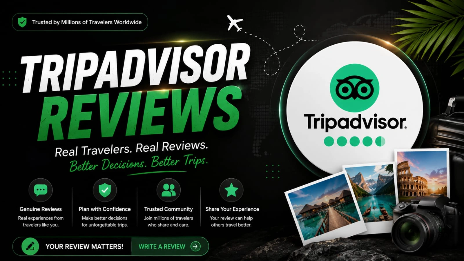 Tripadvisor Reviews Dashboard Analytics