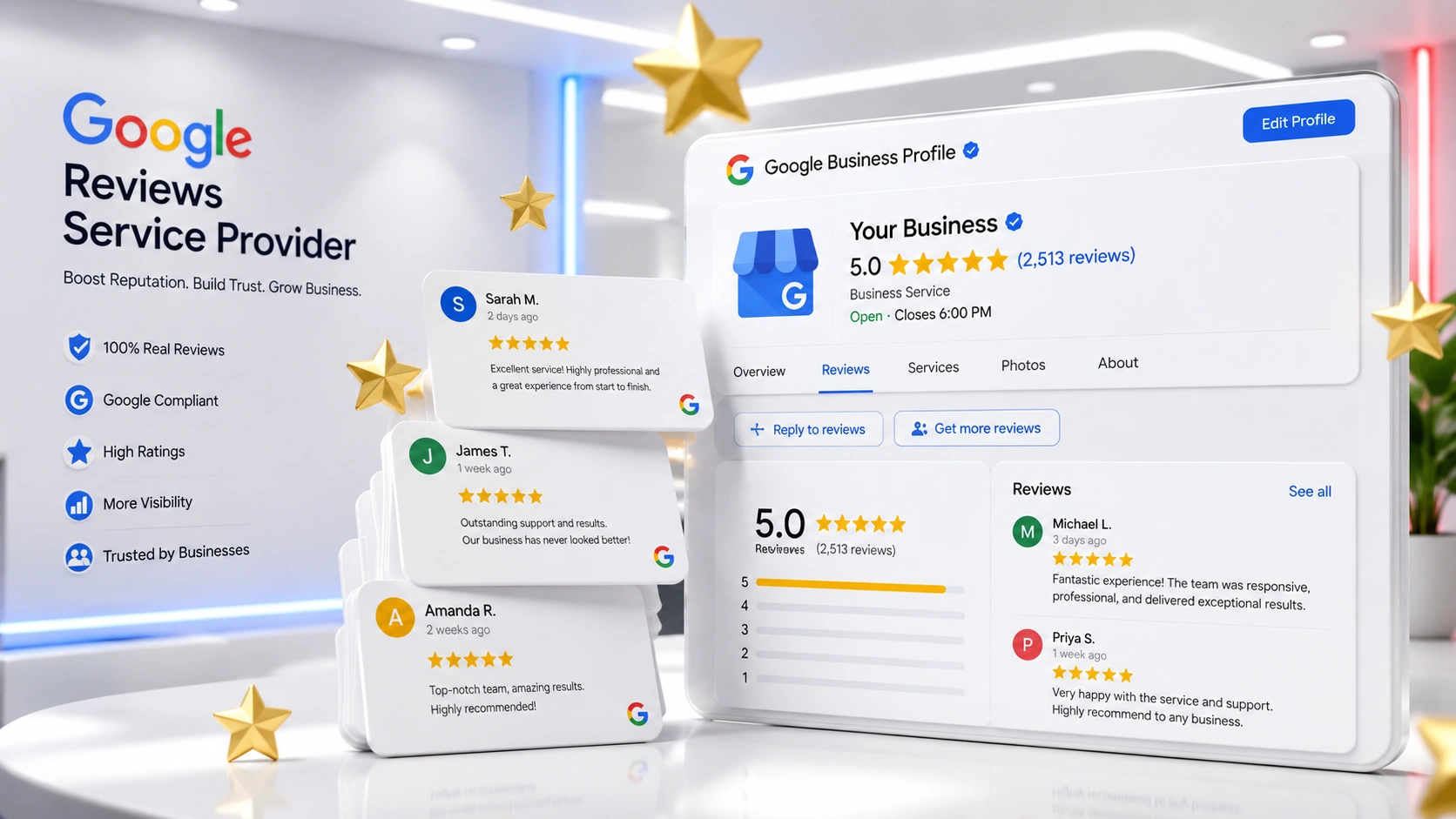 About V-Touch Solutions Corporate Google Review Operations