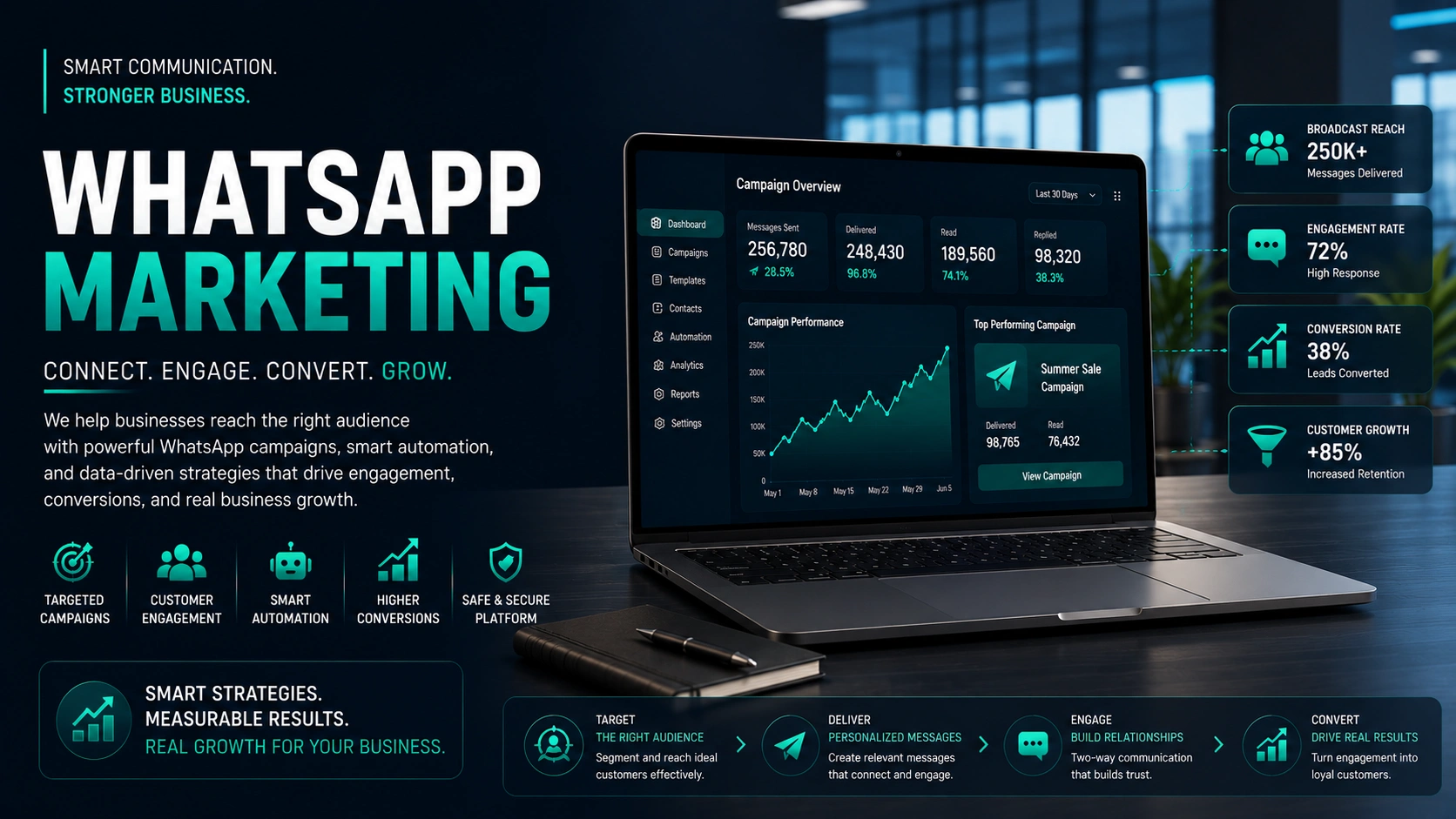 About V-Touch Solutions Corporate WhatsApp Optimization