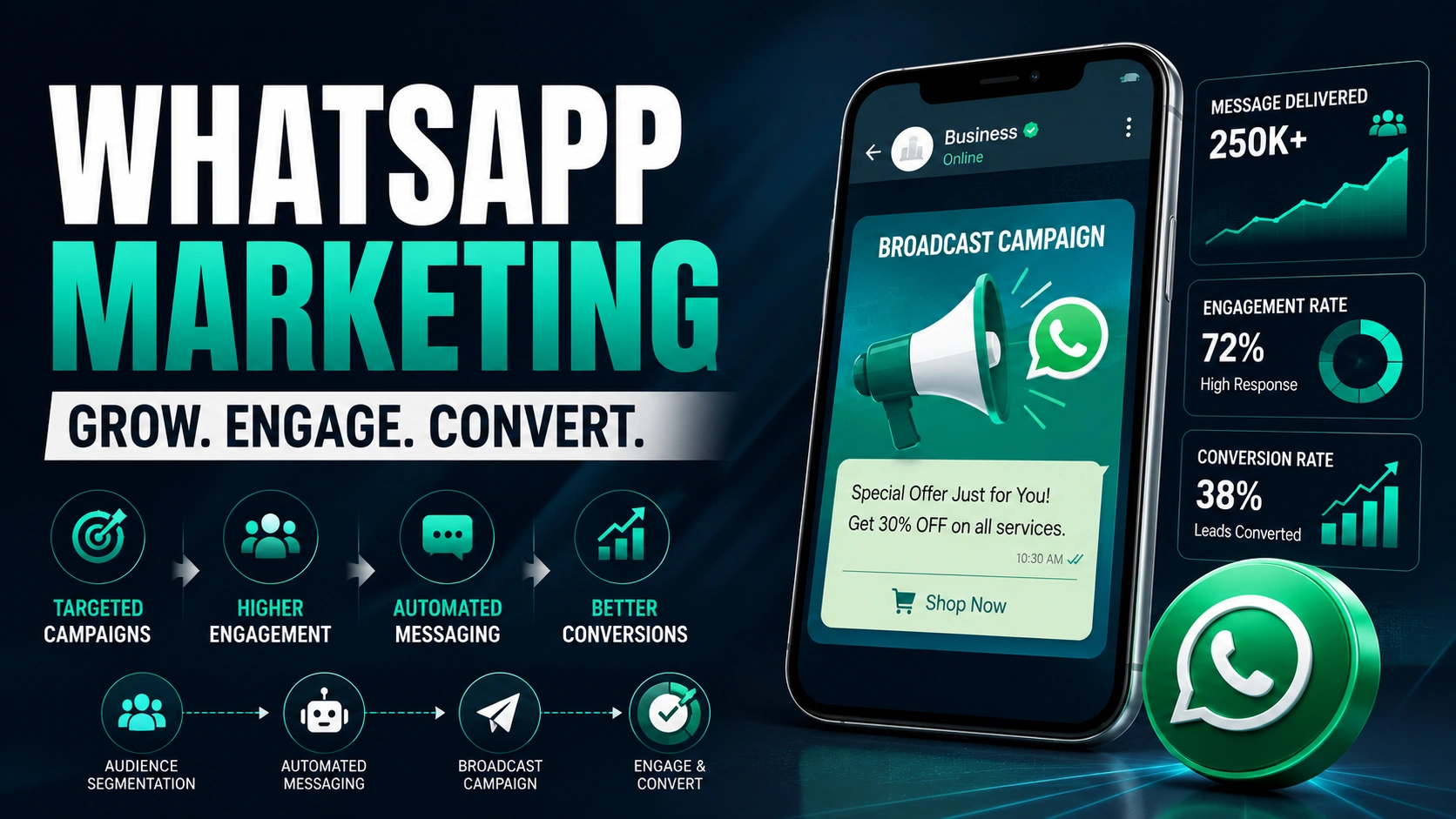 Whatsapp Marketing Dashboard Analytics
