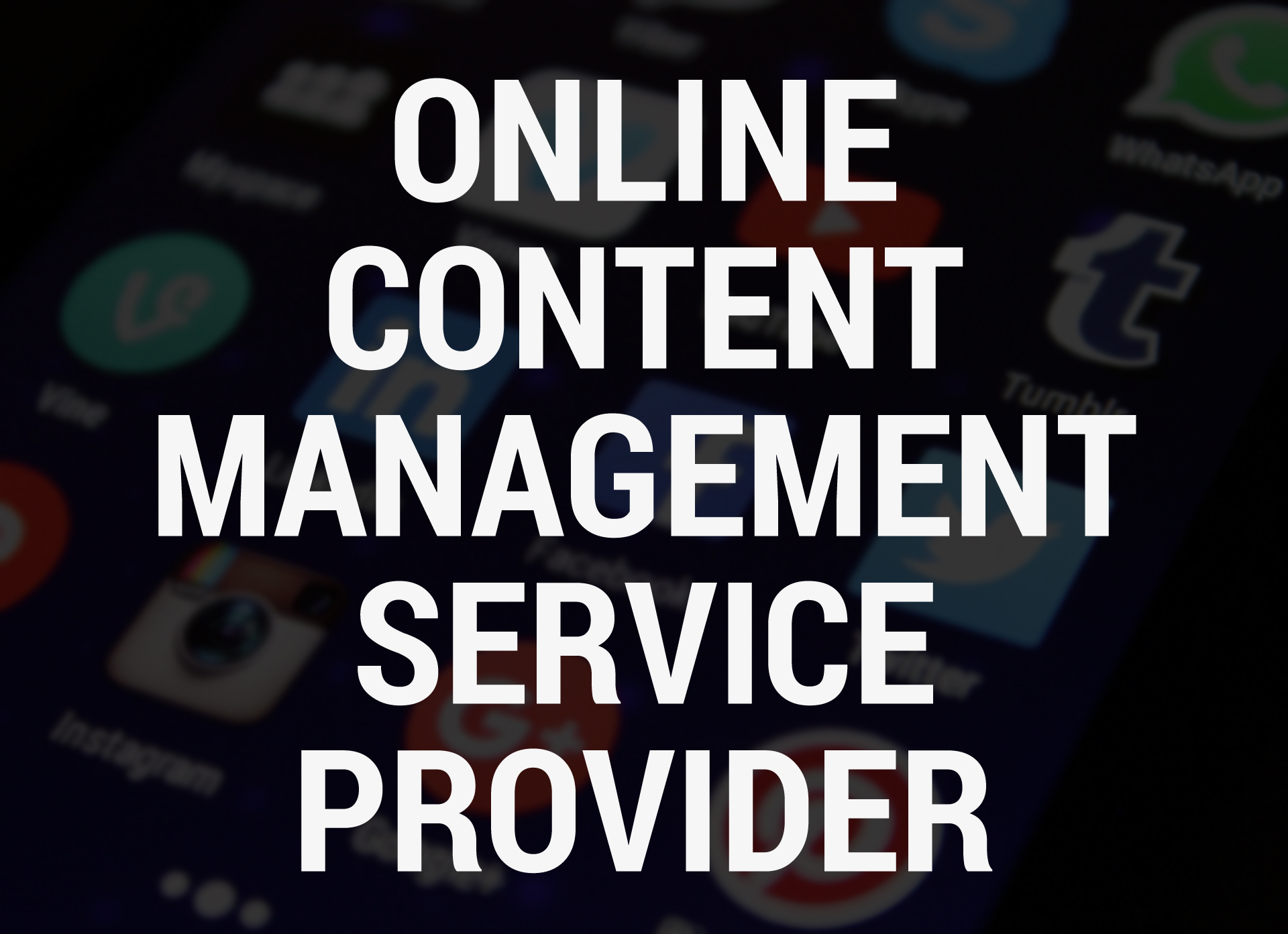 Online Content Management Service