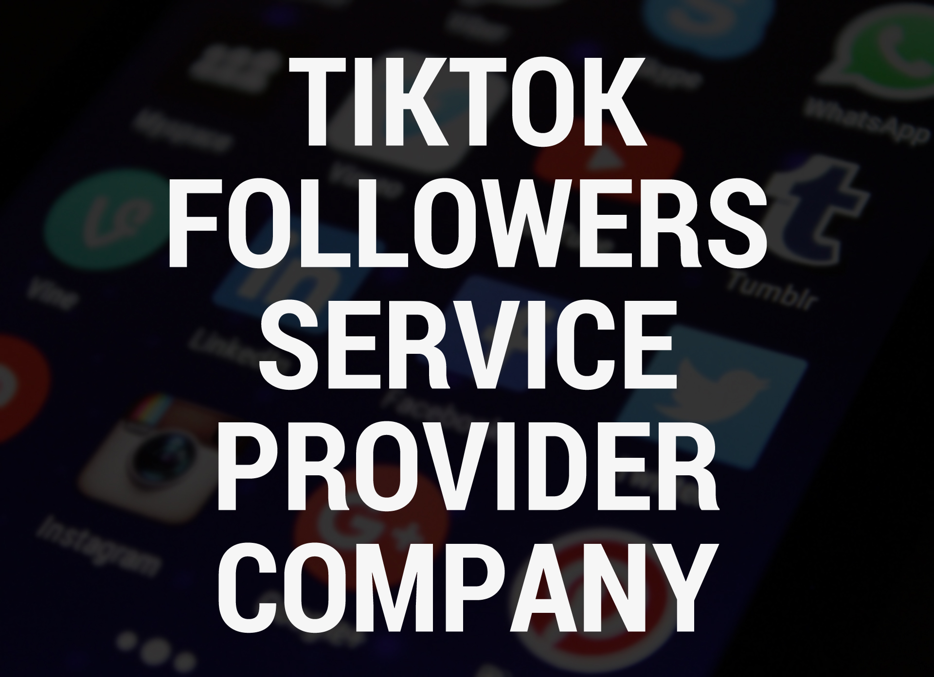 Tiktok Followers Service